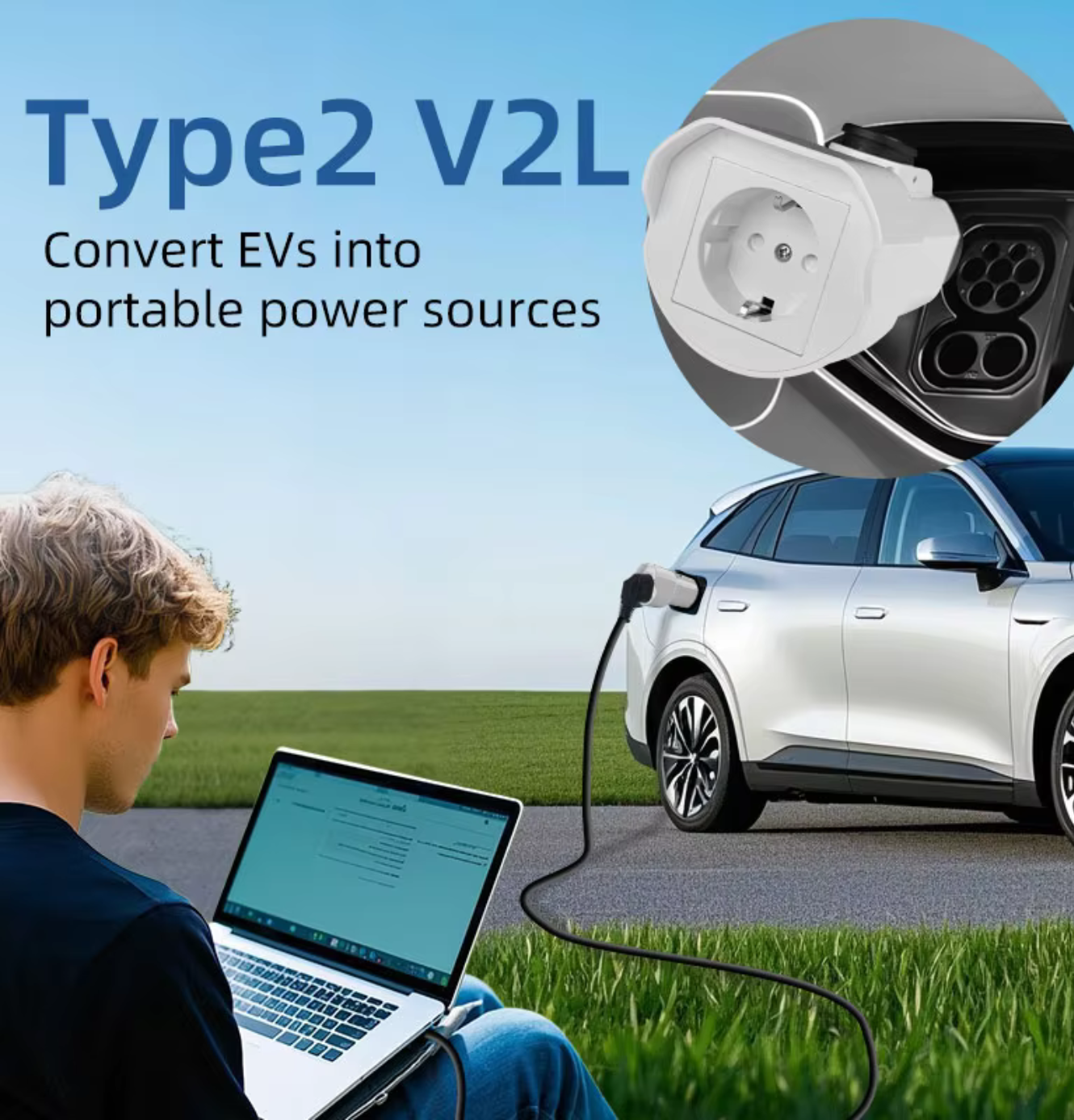 V2L Adopter for TATA NEXON EV LR and CURVV LR ONLY