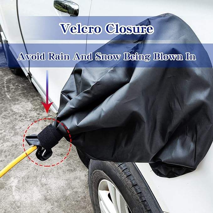 StromPuls Magnetic Adhesion Rain Sun Snow All Weather Protection Waterproof Outdoor Electric Car EV Charger Port Cover
