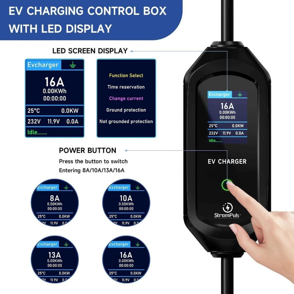 StromPuls 11kw Portable EV Charger 3Phase