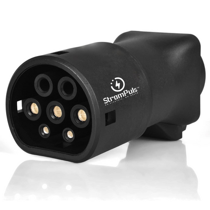 StromPuls V2L Adapter for EV Car, Electric Car Side Discharge Plug Adapter, EV Type2 to 16 Amp Socket V2L Adapter for Camping Hiking, Need Car Supports V2L (for only  BYD car)