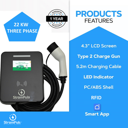 StromPuls 11Kw EV Wall Charger 3Phase
