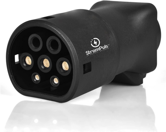 StromPuls Ev Charger V2L Adopter for TATA NEXON LR and TATA CURV LR only, Type 2 to 10 Amp Socket Vehicle to Load Adapter for Camping Hiking